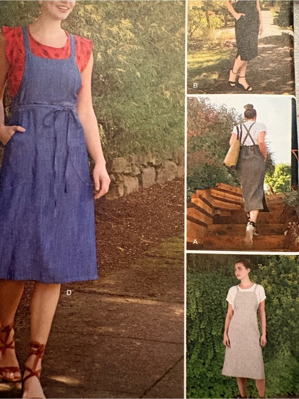 BN UNCUT SIMPLICITY 8641 R5 PLUS SIZE SEWING PATTERNS JUMPERS DRESS